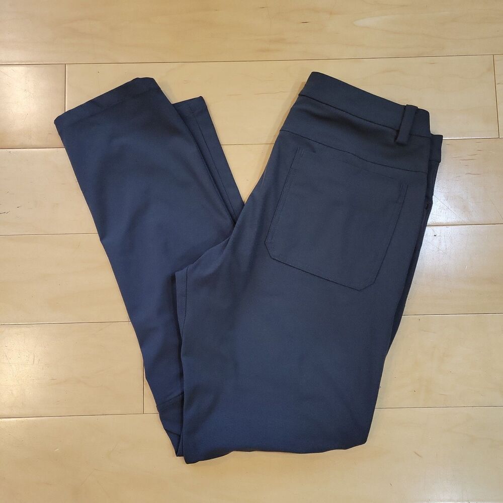 Lululemon ABC Pants Slim Fit Warpstreme Obsidian Grey Size 30x28 Casual Preppy